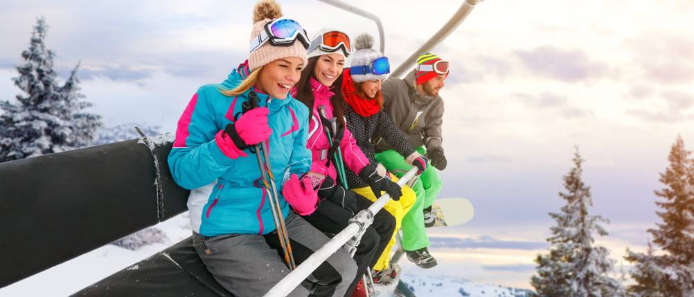 snowblades fahren