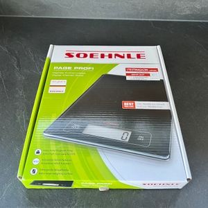 Karton der Küchenwaage Soehnle Page Profi.
