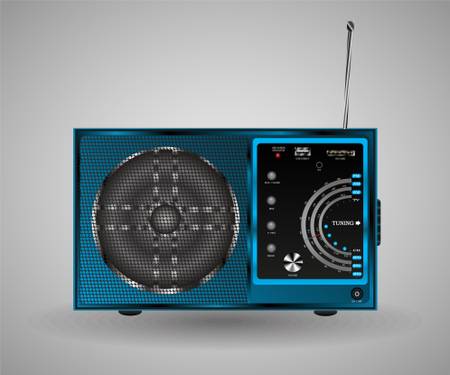 altes Autoradio als Küchenradio