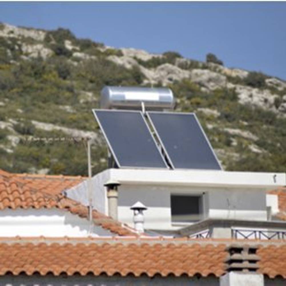 solaranlage auf dem dach