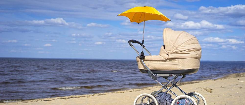 Sonnenschutz-Kinderwagen-Test