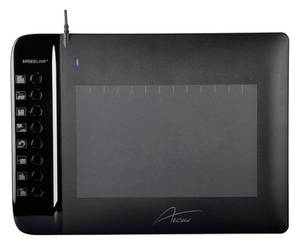 Ein günstiges Grafiktablett ist das Speedlink Arcus XL.