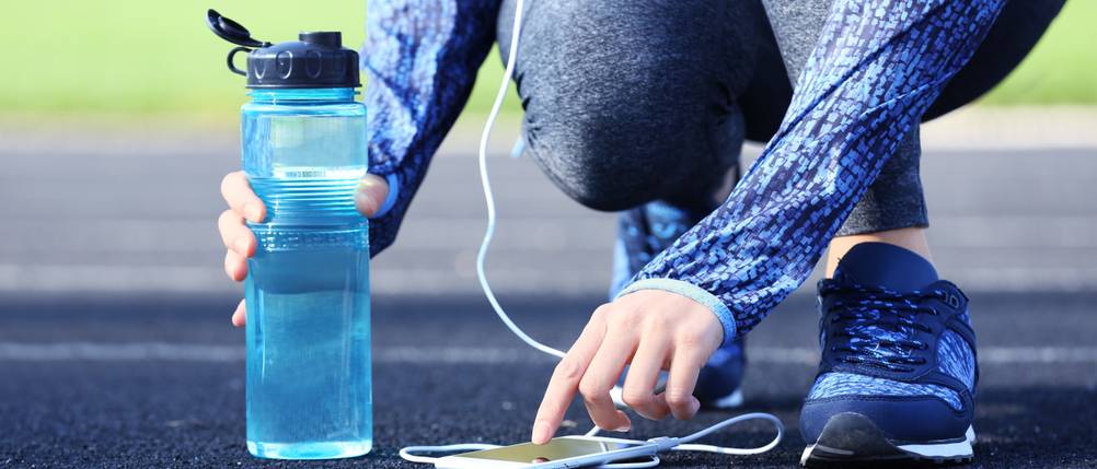 sport trinkflasche laufen