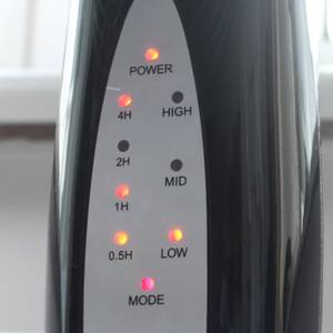 Nahaufnahme der Steuerungs-Feld eines Standventilator