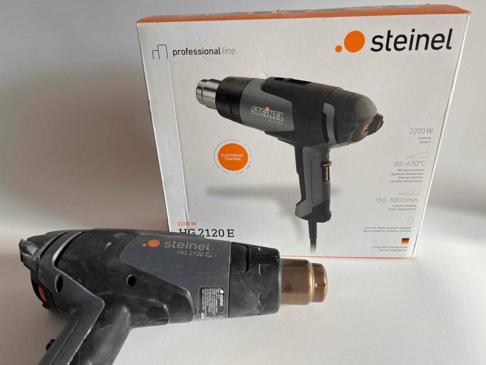 Steinel HG 2120 E mit Verpackung