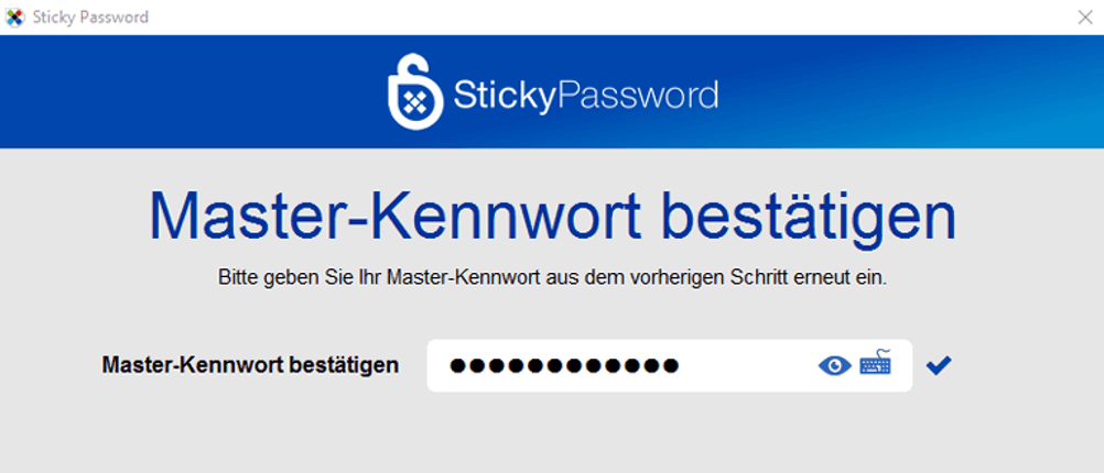 Passwortverwaltung für Windows und Mac: StickyPassword
