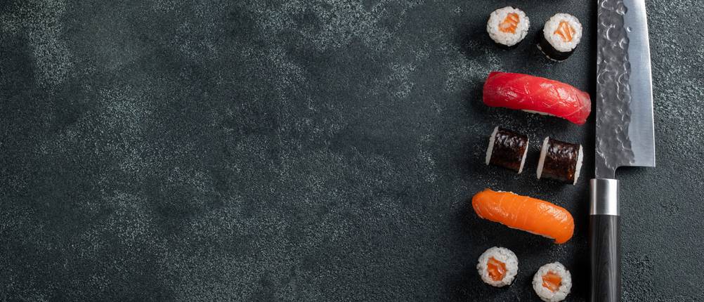 Sushi-Messer Test