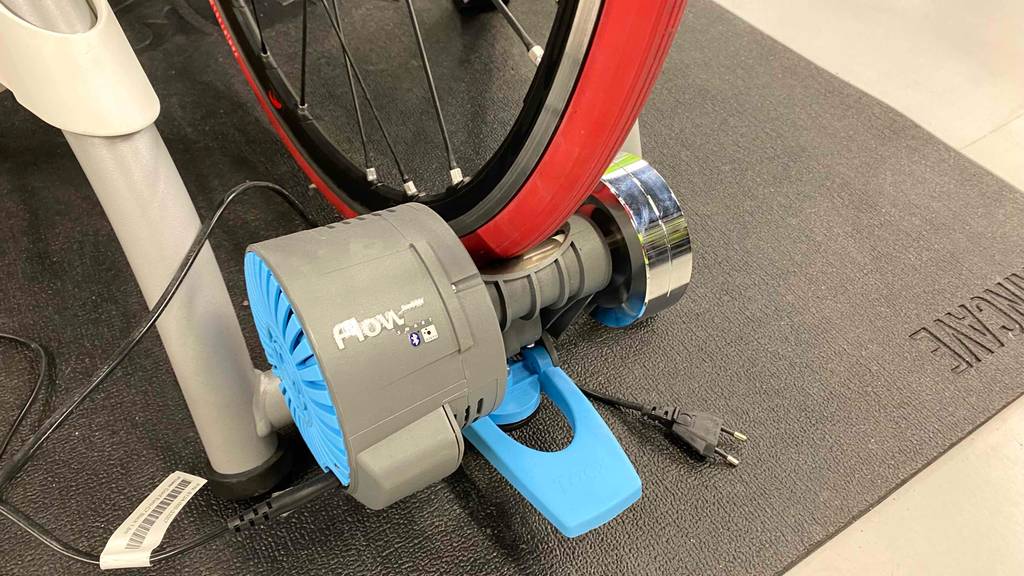 Rollentrainer im Test: Detailansicht des Rollentrainers.