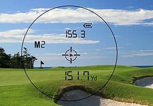 Golf-Entfernungsmesser mit Zielmodus
