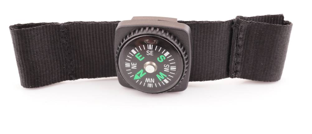 Tauchkompass-Test: Ein Tauchkompass mit Armband. 