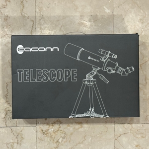 Verpackung des getesteten Eaconn-Teleskops.