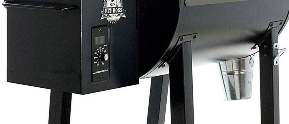 Unterseite eines Pelletsmokers