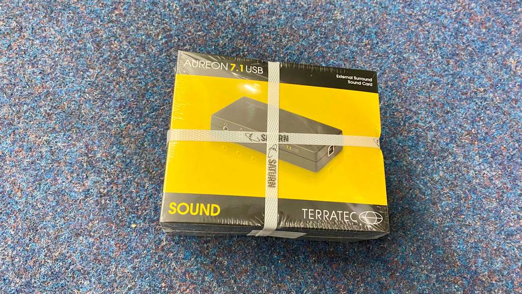 Soundkarte von Terratec getestet: Soundkarte ist auf der Verpackung abgebildet.