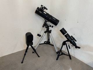 Die getesteten Teleskope von Solomark, ZWO und Eaconn im Test.