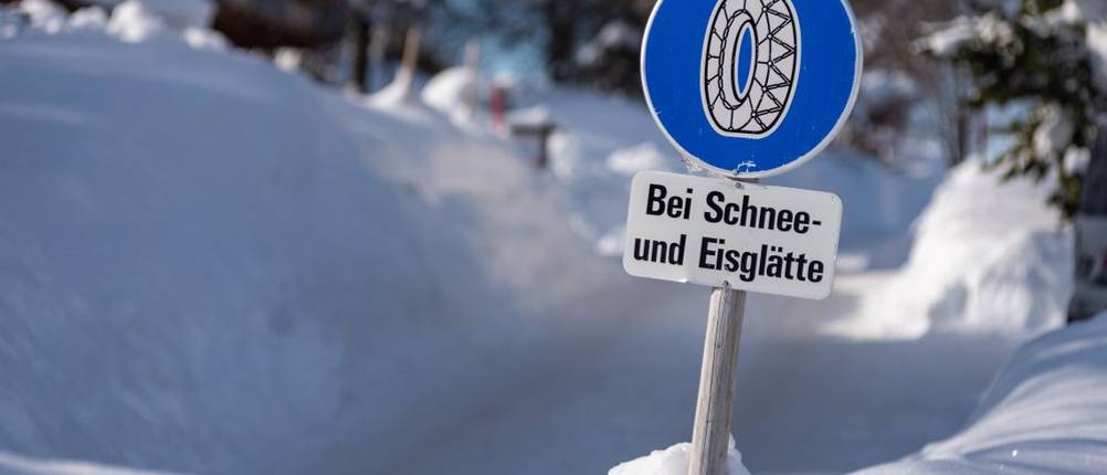 Textil-Schneeketten-Test