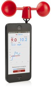 Windmesser fürs Handy, der TFA Dostmann Vaavud.