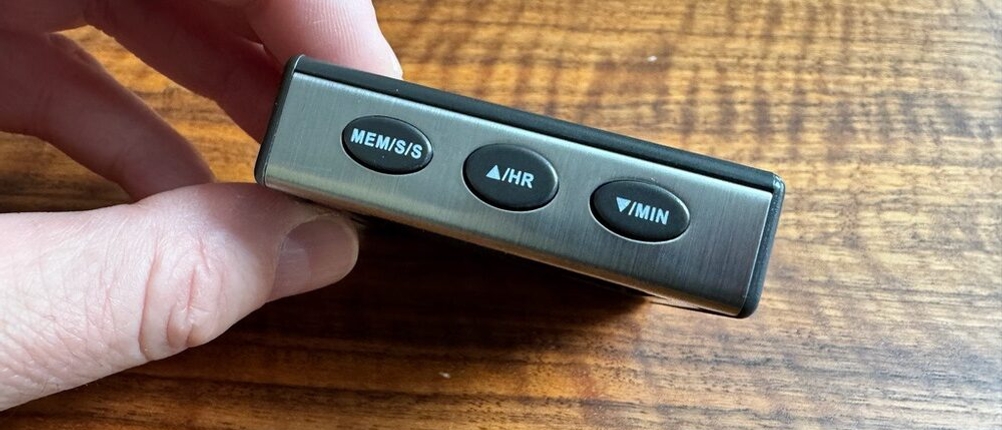 Die Bedienelemente auf dem Display des Thermopro TP16