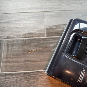 Mit dem Tineco Floor One S7 wurde über einen Fleck gesaugt