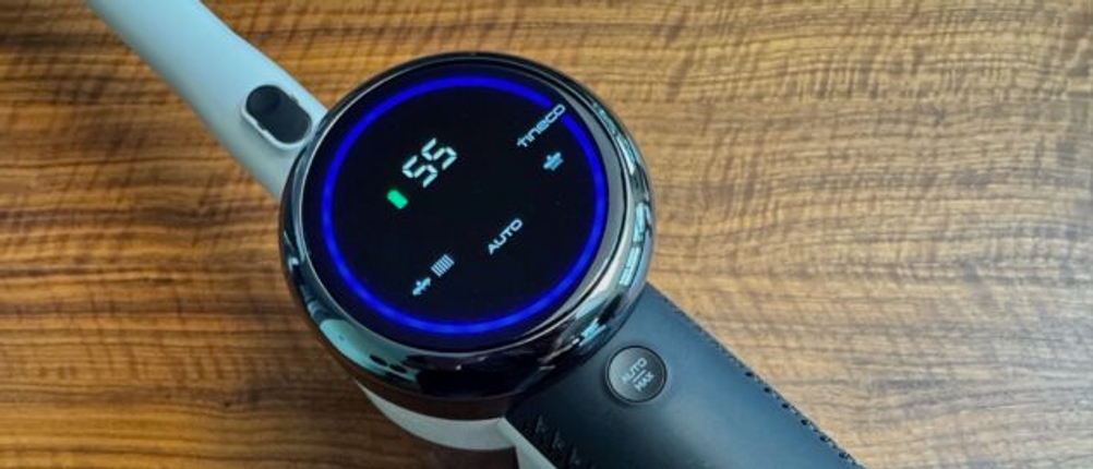 Das Display des Tineco Pure One S15 Pet