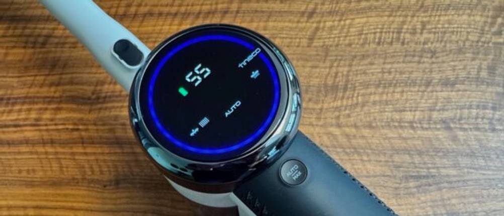 Das Display des Tineco Pure One S15 Pet