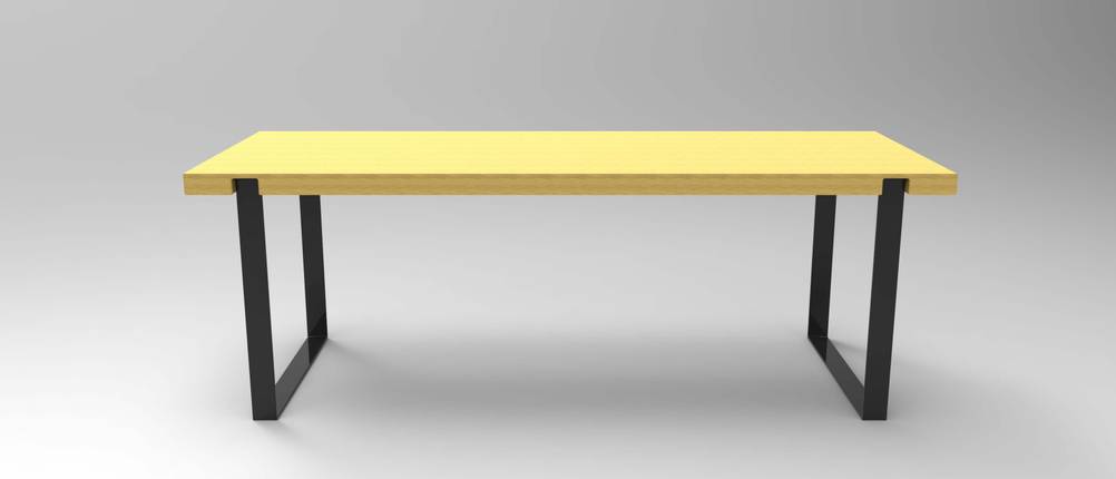 Tischbein-Metall-Test