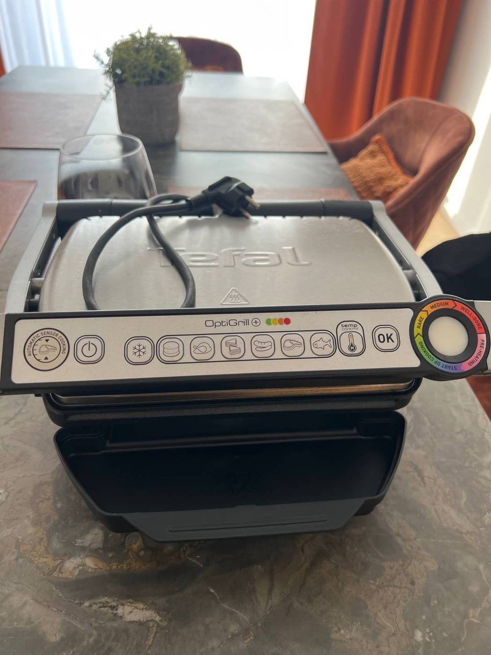 Immer einsatzbereit: ein Elektrogrill.