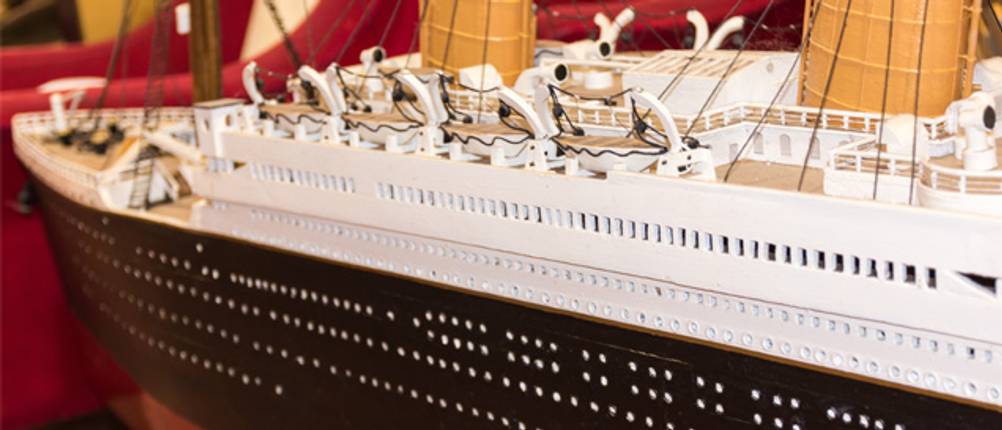 Titanic-Modell-Test