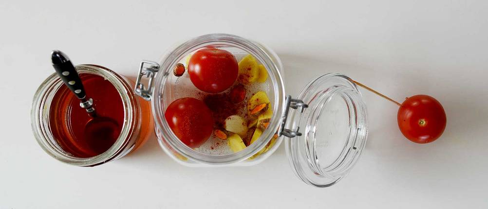 tomaten-fermentieren-ingwer-chilli-honig