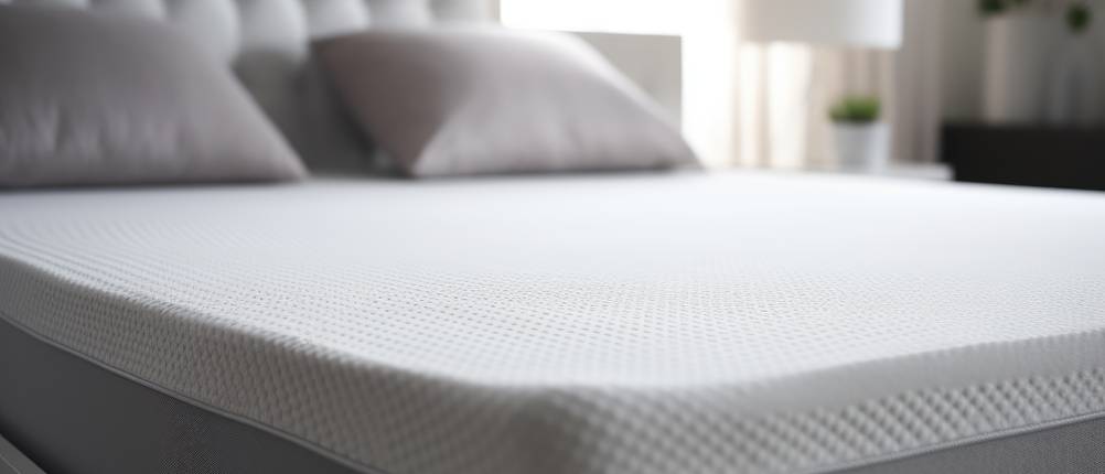 200x200-Topper-Test: Ein Topper liegt auf einem modernen Boxspringbett für zwei Personen.