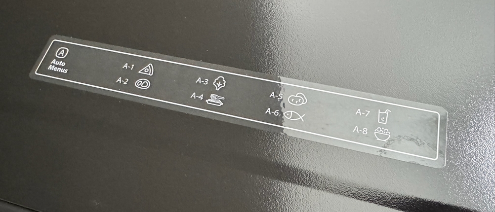 Programm-Liste der Toshiba MW2-AG23PF(BK)