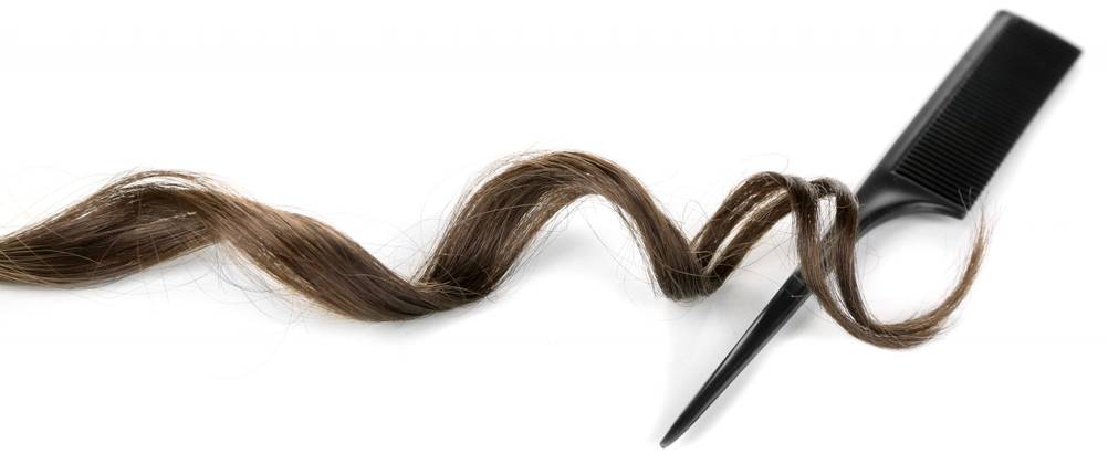 toupierkamm mit haar