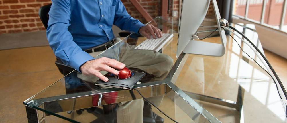 wireless trackball maus