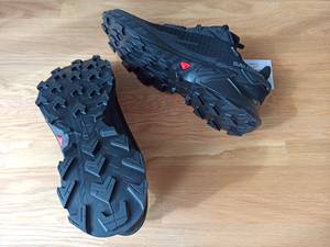 Profil der Trailrunningschuhe.