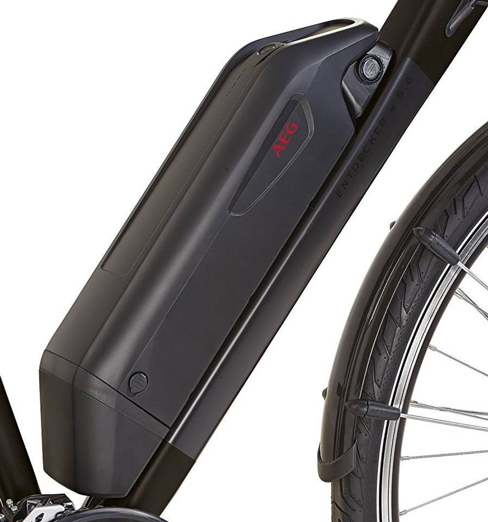 Trekking E-Bike Damen: Akku von AEG