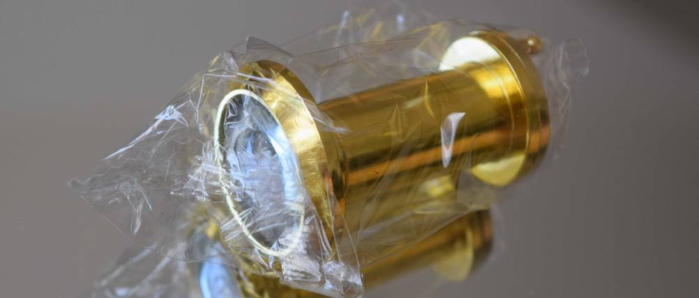 Türspion in transparenter Verpackung