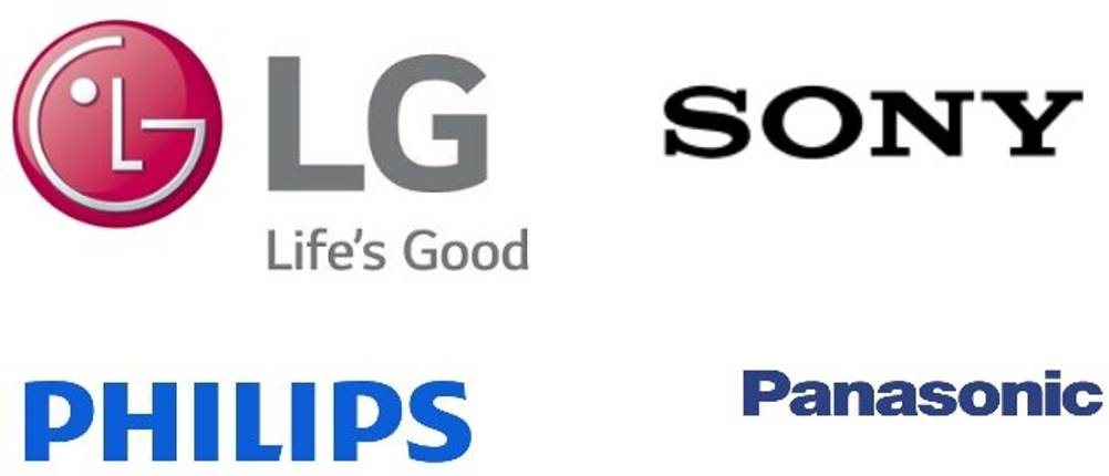 Sony, LG, Panasonic, Philips