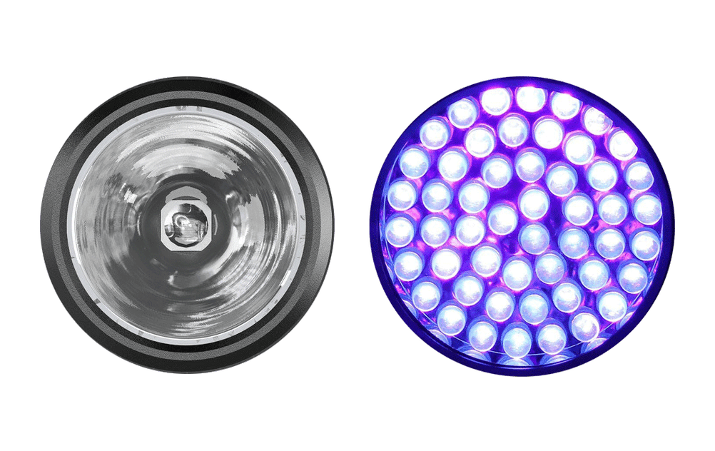 LED-UV-Licht im Vergleich