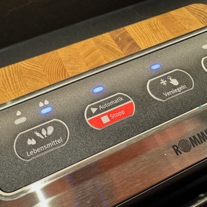 Bedienfeld beim Rommelsbacher VAC 385