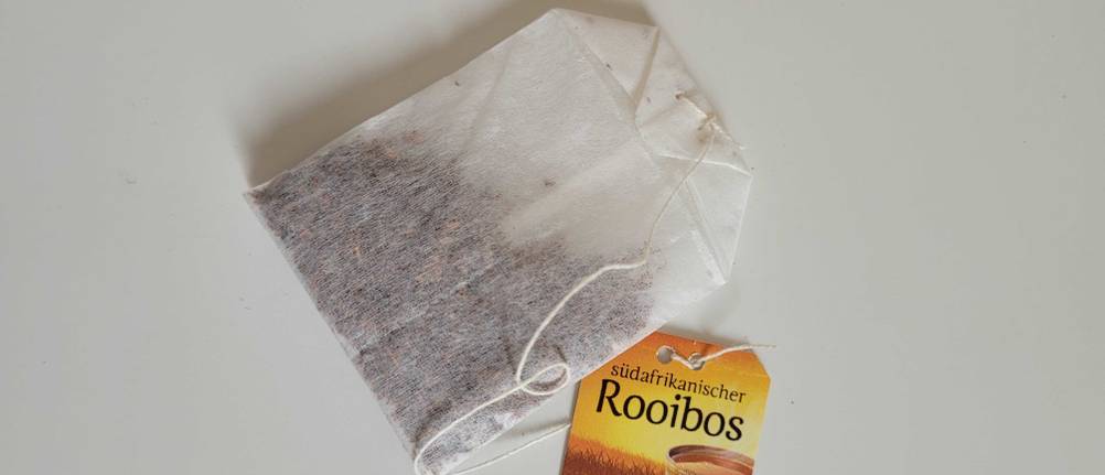 Süddafrikanischer Rooibos-Tee, Teebeutel.