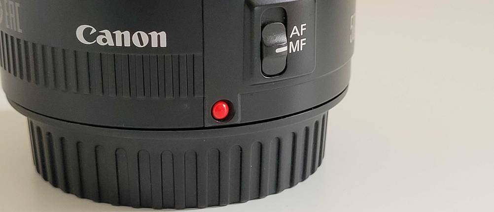 Canon-Objektiv 50mm-1-1-8-II