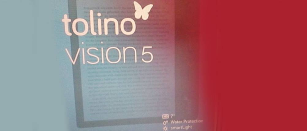 eBook-Reader Vision5 von Tolino, Verpackung.