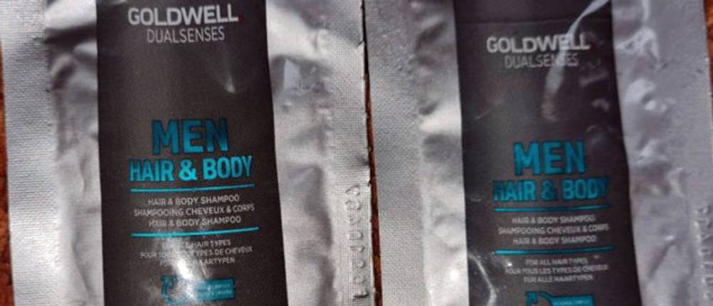 Goldwell-Shampoo Hair+Body für Herren.