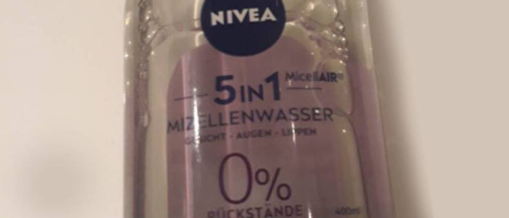 Nivea-Gesichtswasser, Mizellenwasser für sensible Haut.