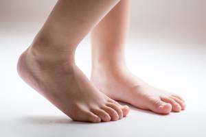 In einem Kinder-Hausschuhe Test sollte die Gesundheit für die Füße überprüft werden