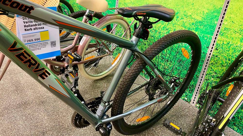 Mountainbike (29 Zoll) Test: Nahaufnahme des Sattels und des Hinterrades.