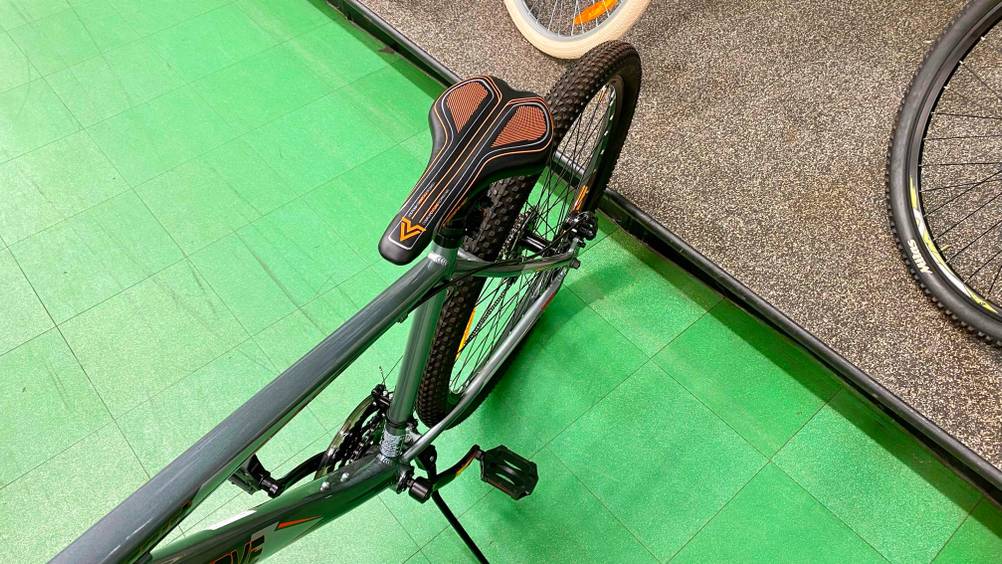 Mountainbike (29 Zoll) getestet: Detailaufnahme des Sattels.