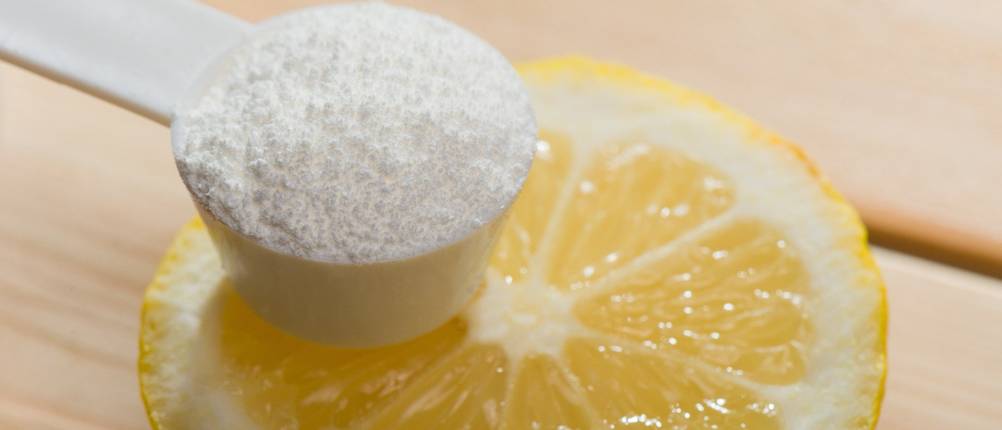 Vitamin-C-Pulver-Test