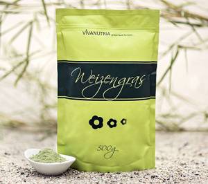 Weizengraspulver ohne Gluten und für Veganer geeignet