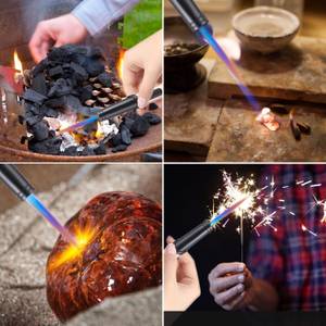Mit dem Jetflammen-Stabfeuerzeug von VVAY laesst sich auch Schmelzen und Loeten.