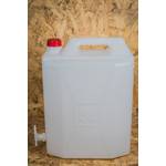Wasserkanister mit Hahn im Test: Ein 30-Liter-Wasserkanister mit Hahn.